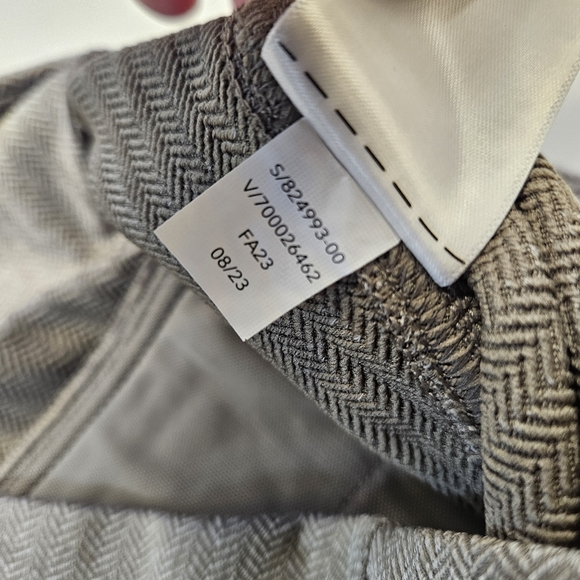 Athleta Delaney Herringbone Tight Womens Medium Elevated Zip Ankles Ret 119$ - Picture 5 of 11